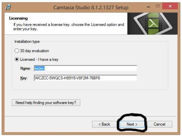 Camtasia studio 9 software key